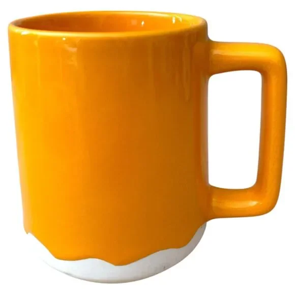 Starbucks 2022 Summer Mango Luster Orange Drip Ceramic Coffee Mug Cup 14oz ✨ - Picture 4 of 6